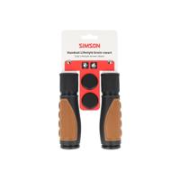 Simson handvatset lifestyle middenbruin/zwart - thumbnail