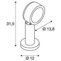 SLV Richtbare padverlichtingEskina 30 - 1002906 - thumbnail