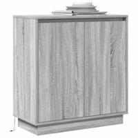 Dressoir met plank Grijs Sonoma 71 x 34,5 x 75 cm Bewerkt hout - thumbnail