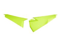 UFO PLAST seitenverkleidung side covers ufo husqvarna yellow - thumbnail