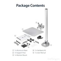 StarTech.com Monitor standaard zilver werkt met iMac, Apple Cinema en Thunderbolt Display - thumbnail