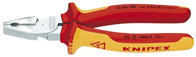 Knipex 02 06 225 VDE Kracht-combitang 225 mm DIN ISO 5746, DIN EN 60900 Knipex 02 06 225 VDE Kracht-combitang 225 mm DIN ISO 5746, DIN EN 60900