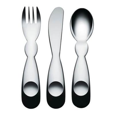 Alessi Alessini Kinderbestek rvs 3-delig