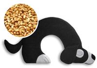 Leschi Verwarmingskussen Bobby de hond - zwart/zwart - thumbnail