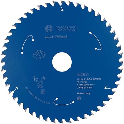 Bosch Accessories Kreissägeblatt Ø 190x30x1,5mm 48 WZ HM Expert for Wood 2608644514 Cirkelzaagblad 190 x 30 mm Aantal tanden: 48 1 stuk(s) - thumbnail