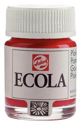 Bruynzeel Ecola plakkaatverf fles 16ml karmijn 318 Bruynzeel Ecola plakkaatverf fles 16ml karmijn 318