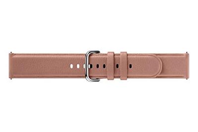 Samsung Galaxy Watch Active2 leren armband, roze goud