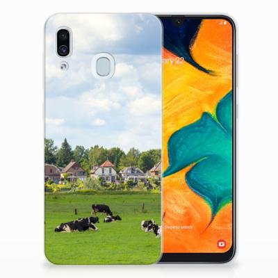 Samsung Galaxy A30 | TPU Hoesje | Koeien Samsung Galaxy A30 | TPU Hoesje | Koeien