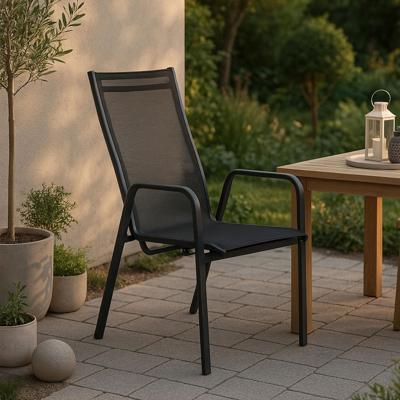 Nohr Verstelbare Tuinstoel 'Lasheka' kleur Zwart