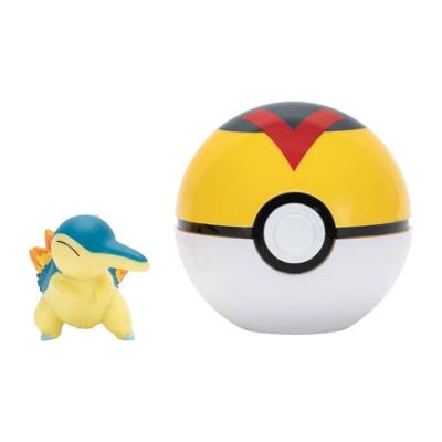 Jazwares Pokémon - clip n go cyndaquil level ball