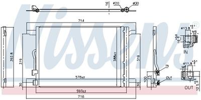 Condensor, airconditioning ** FIRST FIT ** 940870