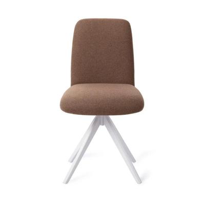 Jesper Home Eetkamerstoel 'Taiwa' Draaibaar, Turn White, kleur Rustic Rye