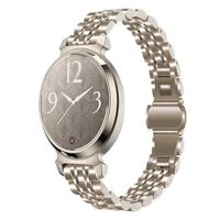 By Qubix - Metalen schakelbandje - Vintage goud - Compatible met Garmin Lily 2 - Compatible Garmin bandje - thumbnail