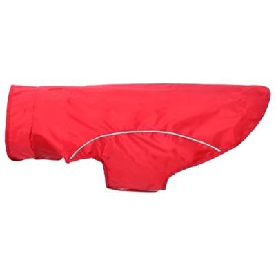 VidaXL Hondenregenjas met reflecterende strips polyester rood 2xl VidaXL Hondenregenjas met reflecterende strips polyester rood 2xl