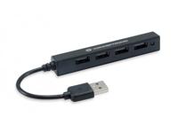 Conceptronic HUBBIES05B USB 2.0-hub 4 poorten Zwart - thumbnail