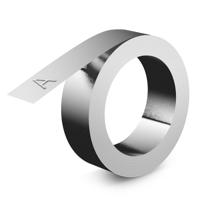 Relieftape dymo zelfklevend aluminium 12mm zilver - thumbnail