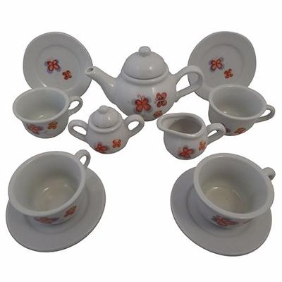 Porseleinen theeservies - Vlinders 13-delig