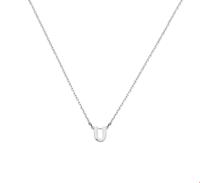 TFT Zilveren Ketting Letter U 1,1 mm x 41-45 cm - thumbnail