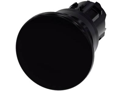 Siemens 3SU10001BD100AA0 3SU1000-1BD10-0AA0 Paddestoelschakelaar Kunststof frontring Zwart 1 stuk(s)