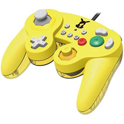 Hori 263131 Controller Smash Bros Gamepad, Pikachu, Geel (Nintendo Switch)