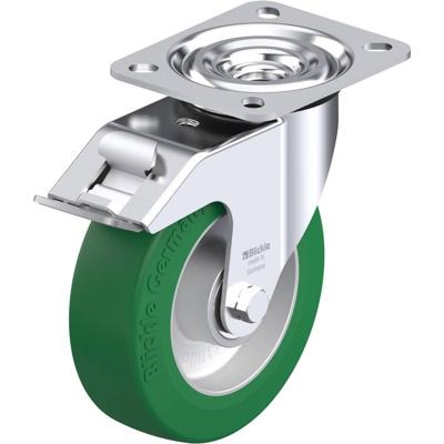 Blickle L-ALST 125K-FI Zwenkwiel met rem Wieldiameter: 125 mm Draagvermogen (max.): 250 kg 1 stuk(s)