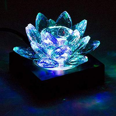 Lotus Kaarshouder van Kristalglas - S