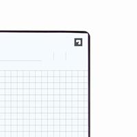 Oxford BLACK N&apos; RED spiraalblok kunststof, 140 bladzijden ft A4, geruit 5 mm - thumbnail