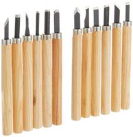 Brüder Mannesmann Houtsnijmessenset 12 dlg (Hobby) - 690 - thumbnail