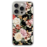 iPhone 15 Pro Max hybride hoesje - Flowerpower - thumbnail