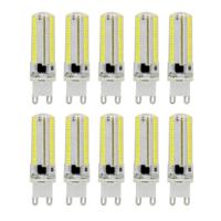 10 stuks G9 7W 3014 SMD 152 LEDs Cold White dimbare silicone Corn lamp energiebesparende lamp AC 110V - thumbnail