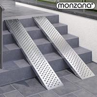 Oprijplaten, oprijgoten, oprijplank belastbaar tot 400 kg per paar - thumbnail