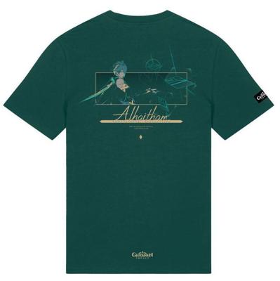 Genshin Impact T-Shirt Alhaitham Green Size L