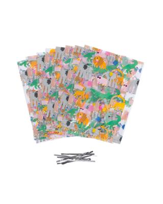 HEMA Uitdeelzakjes feestbeest - 8 stuks