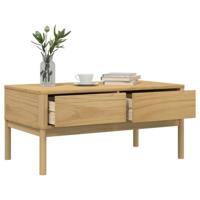 Salontafel FLORO 99x55,5x45 cm massief grenenhout wasbruin - thumbnail