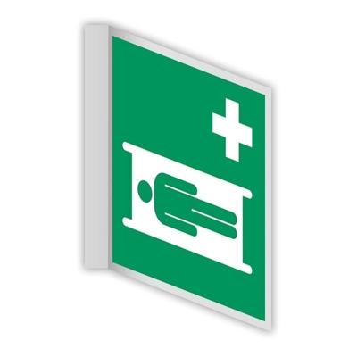 Brancard haaks bord - Standaard, 200 x 200 mm