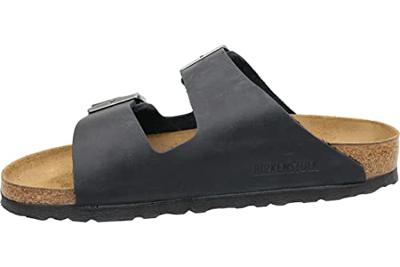 BIRKENSTOCK - Arizona slippers zwart Nubuck Unisex