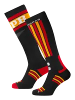 Poederbaas Skisokken 2-pack Swedish Black & Red-39/42 - thumbnail