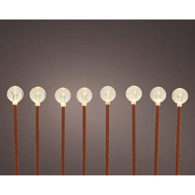 LED stake l210h20 cm roest/wwt 8st kerstverlichting Lumineo - Lumineo