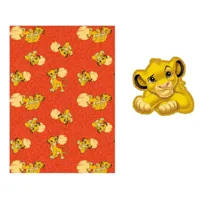 Lion King fleece deken 100 x 140 cm - thumbnail
