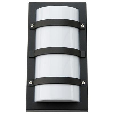 SG Trio LED Wandlamp 10W 2700K mat zwart IP65 IK10 614524