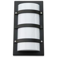 SG Trio LED Wandlamp 10W 2700K mat zwart IP65 IK10 614524 - thumbnail