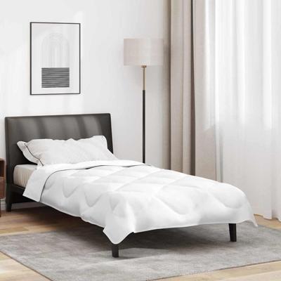 VidaXL Dekbed wit 200 x 155 x 4 cm polyester VidaXL Dekbed wit 200 x 155 x 4 cm polyester