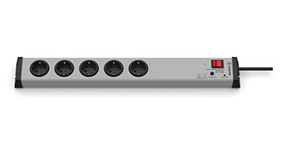 Ehmann 0207x01053301 Overspanningsveilige stekkerdoos 5-voudig Grijs Randaarde stekker 1 stuk(s) Ehmann 0207x01053301 Overspanningsveilige stekkerdoos 5-voudig Grijs Randaarde stekker 1 stuk(s)