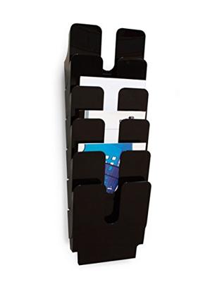 Durable FLEXIPLUS 6 A4 1700008061 Folderhouder Zwart DIN A4 1 stuk(s) Aantal vakken: 6 (l x b x h) 247 x 247 x 745 mm