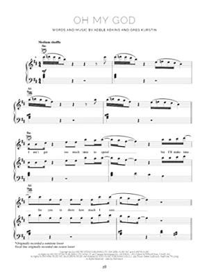 Hal Leonard Adele 30 voor piano, zang en gitaar Hal Leonard Adele 30 voor piano, zang en gitaar