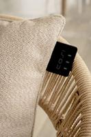 Cosi: Warmte kussen knitted 40x60cm - bruin - thumbnail