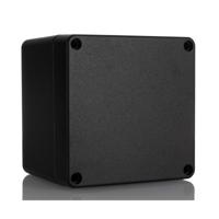 Hammond Electronics 1590Z080BK Handbehuizing 100 x 100 x 80 Zinkspuitgietwerk Zwart 1 stuk(s) - thumbnail