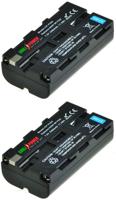 ChiliPower NP-F530 / NP-F550 accu voor Sony - 2400mAh - 2-Pack - thumbnail