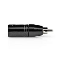 XLR Adapter | XLR 3-Pin Male - RCA Male | 1 Piece | Metal - thumbnail