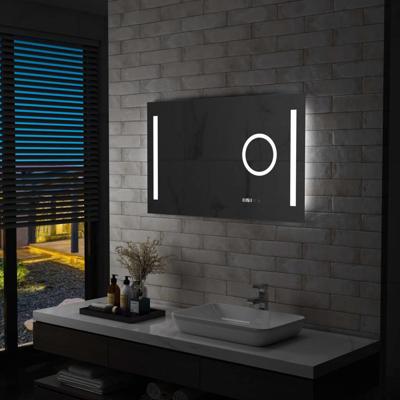 VidaXL Badkamerspiegel led met aanraaksensor 100x60 cm